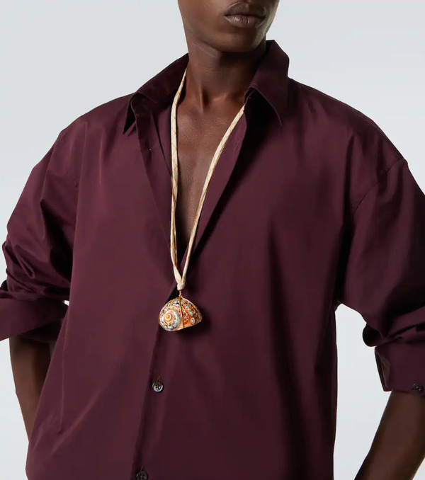  Dries Van Noten Dries Van Noten Collar Con Charm 