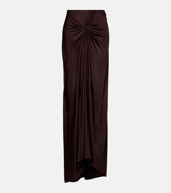  Dries Van Noten Dries Van Noten Falda Larga Drapeada 