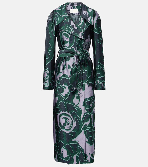  Dries Van Noten Dries Van Noten Gabardina Estampada 