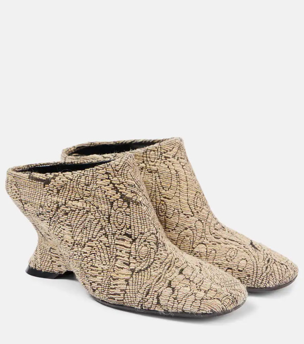  Dries Van Noten Dries Van Noten Mules Con Cuña En Jacquard 