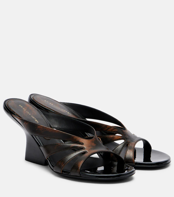  Dries Van Noten Dries Van Noten Mules De Piel 