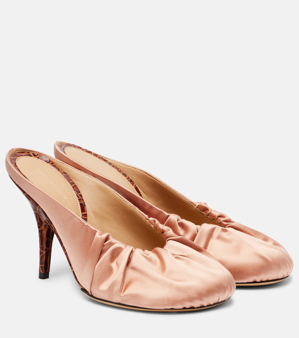  Dries Van Noten Dries Van Noten Mules 90 De Satén 