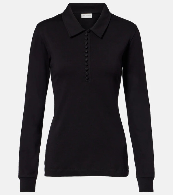  Dries Van Noten Dries Van Noten Polo De Jersey De Algodón 