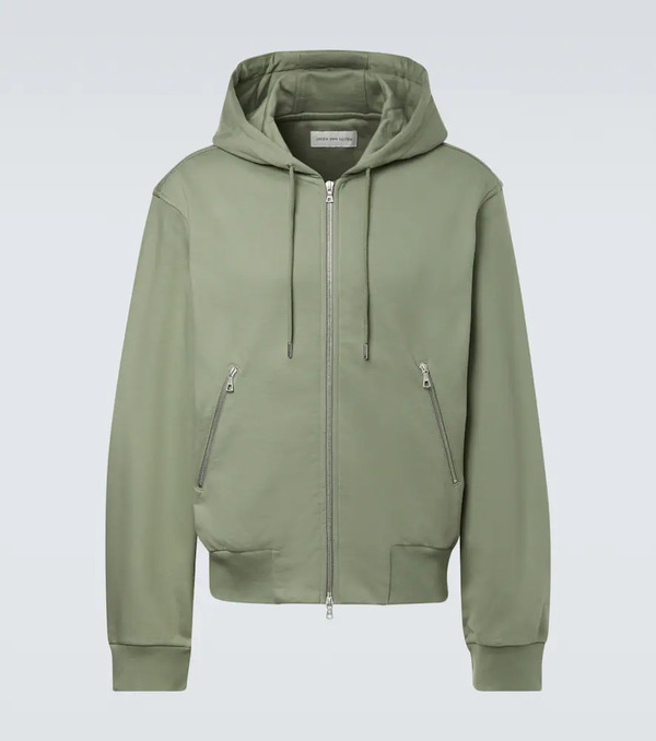  Dries Van Noten Dries Van Noten Sudadera De Algodón Con Capucha 