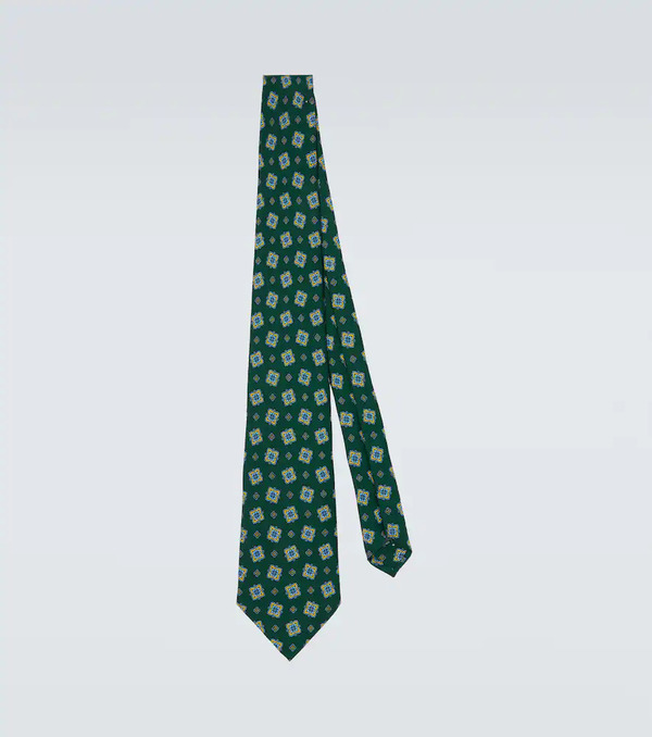  Dunhill Dunhill Corbata De Seda Estampada 