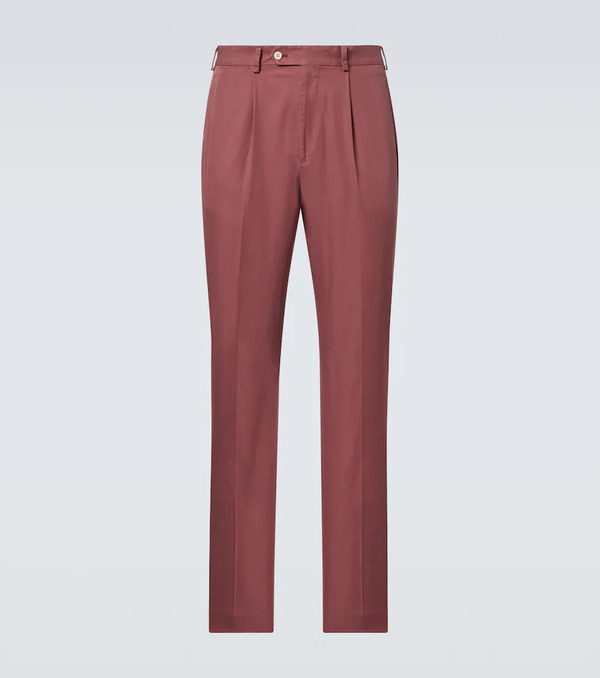  Dunhill Dunhill Pantalones Rectos De Algodón 