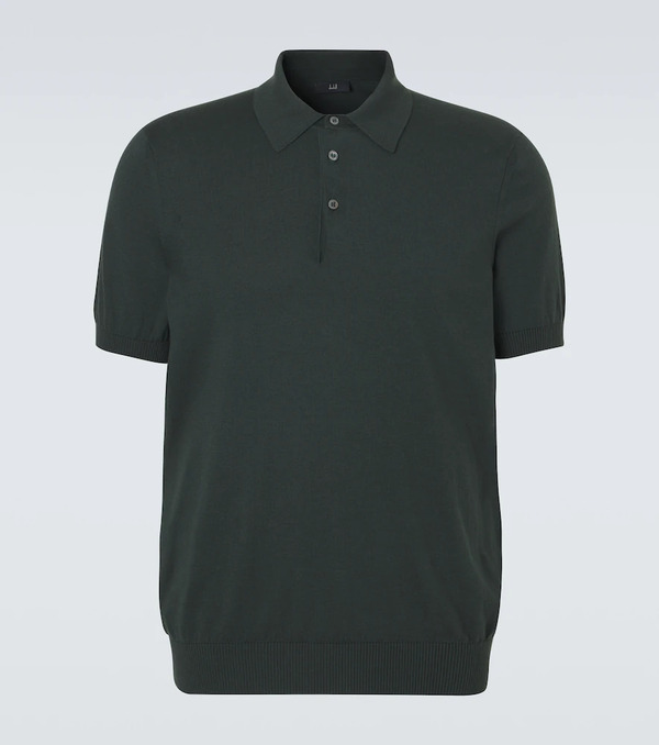  Dunhill Dunhill Polo De Algodón Y Seda 