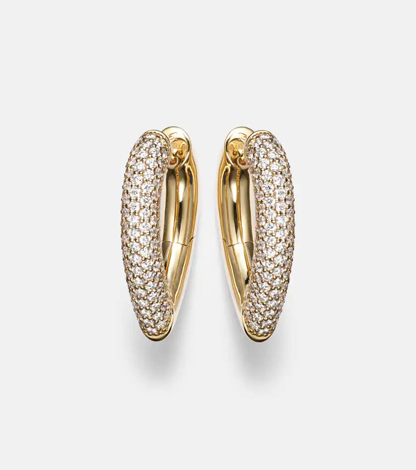  Engelbert Engelbert Pendientes Drop Link Medium De Oro De 18 Ct Con Diamantes 