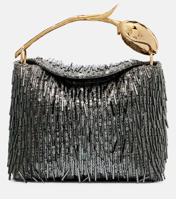 Erdem Erdem Bolso Bloom Mini Adornado 