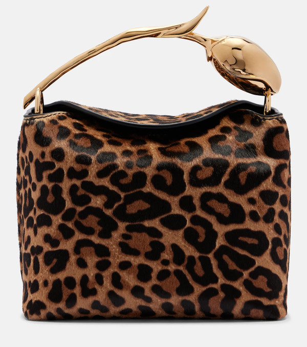  Erdem Erdem Bolso Bloom Mini De Pelo Estampado 
