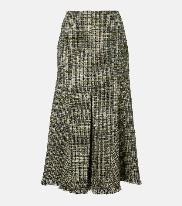  Erdem Erdem Falda Midi De Tweed 