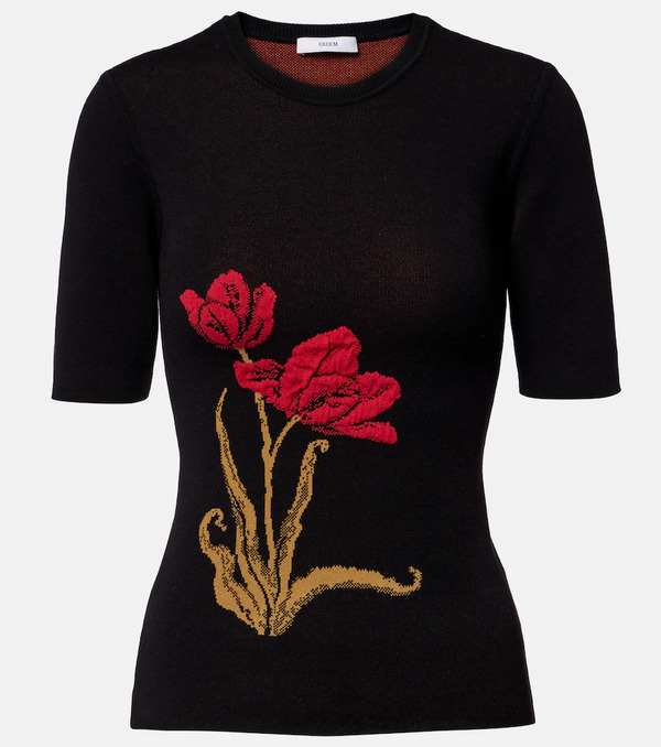  Erdem Erdem Top En Jacquard Floral 