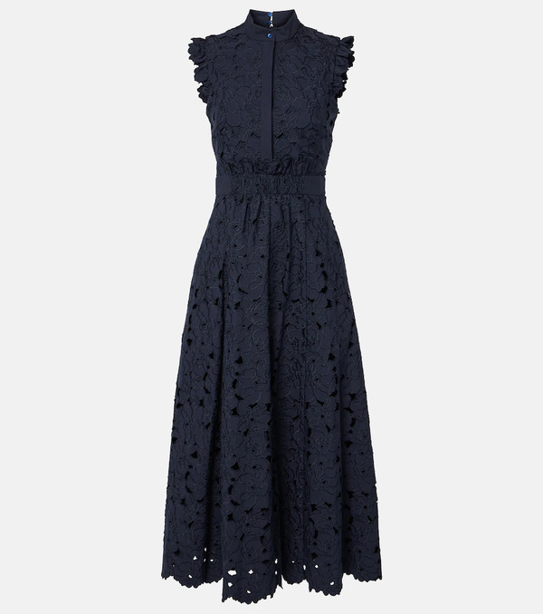  Erdem Erdem Vestido Midi De Encaje 