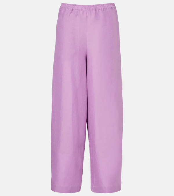 Eres Eres Pantalones Anchos Select De Lino 