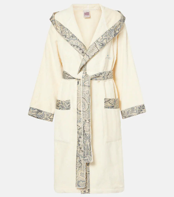  Etro Etro Bata Bloom De Rizo De Algodón 