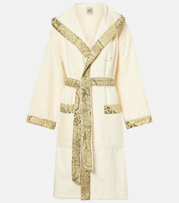  Etro Etro Bata Bloom De Rizo De Algodón 