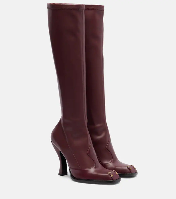  Etro Etro Botas Altas De Piel Con Tachuelas 