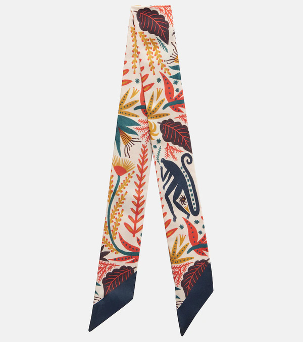  Etro Etro Bufanda De Sarga De Seda Estampada 