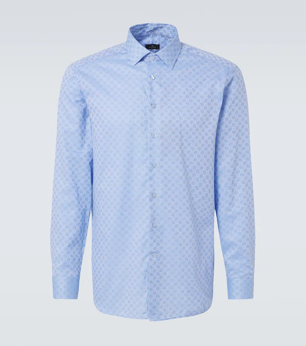  Etro Etro Camisa De Algodón Estampada 