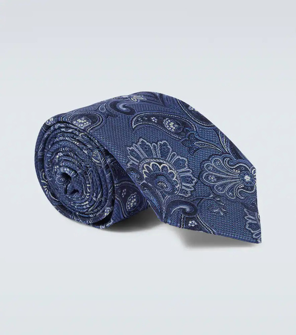  Etro Etro Corbata De Jacquard De Seda 
