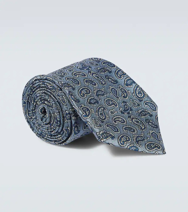  Etro Etro Corbata De Seda Con Paisley 