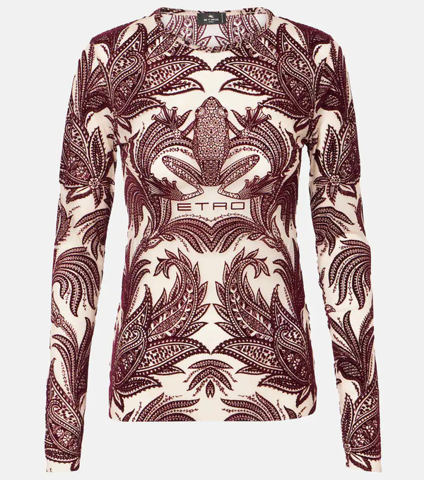  Etro Etro Top Con Estampado Paisley 