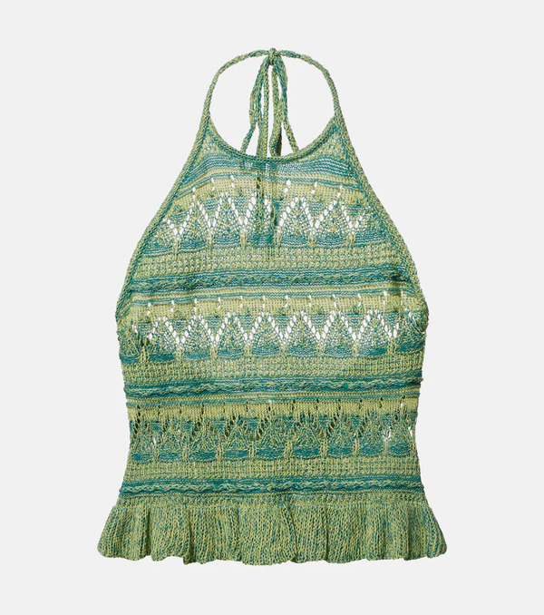 Etro Etro Top De Croché De Algodón 