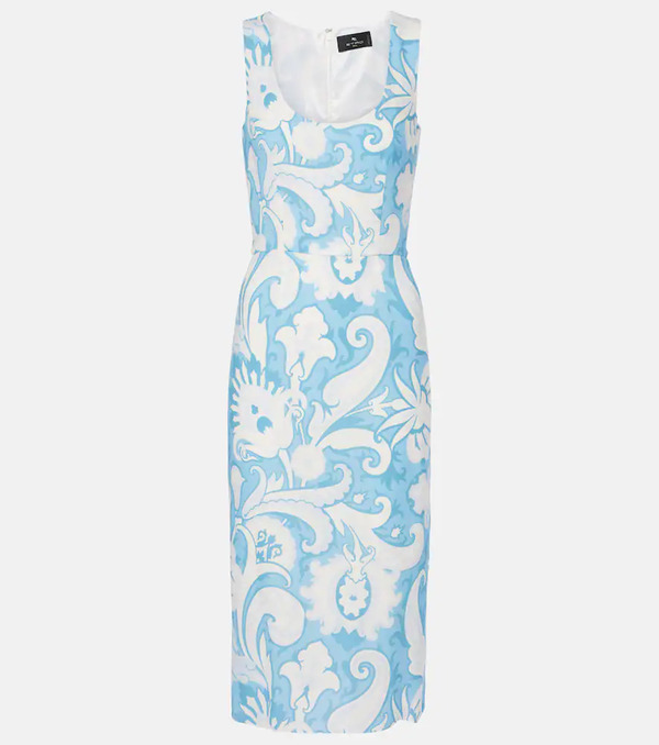  Etro Etro Vestido Midi Estampado 