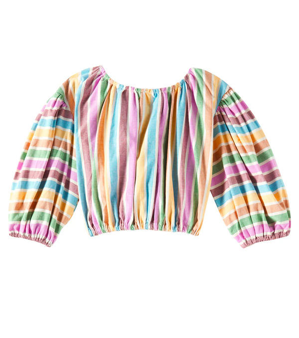  Fabula Fábula Blusa De Algodón A Rayas 