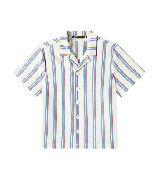  Fabula Fábula Camisa De Algodón A Rayas 