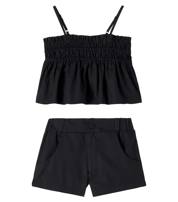  Fabula Fábula Set De Top Y Shorts De Algodón 