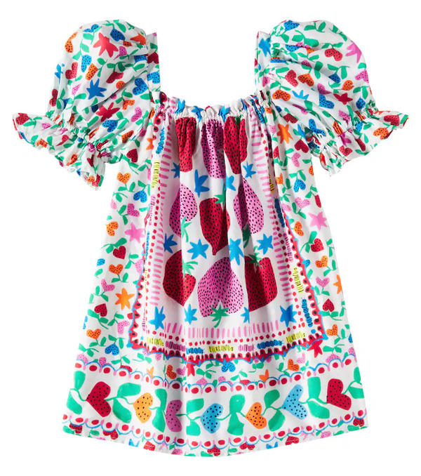  Fabula Fábula Vestido De Algodón Estampado 