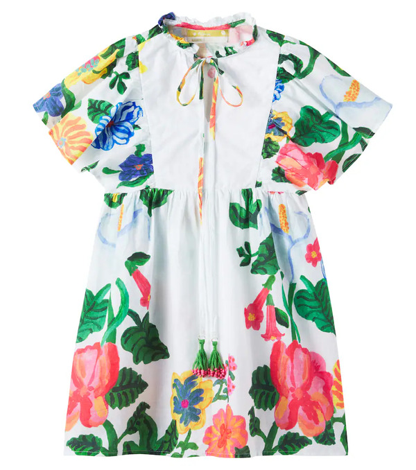  Fabula Fábula Vestido De Algodón Floral 
