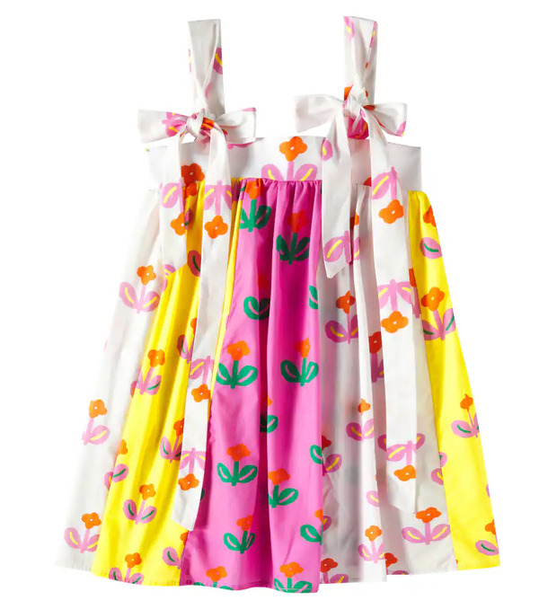  Fabula Fábula Vestido Flor Singela De Algodón 