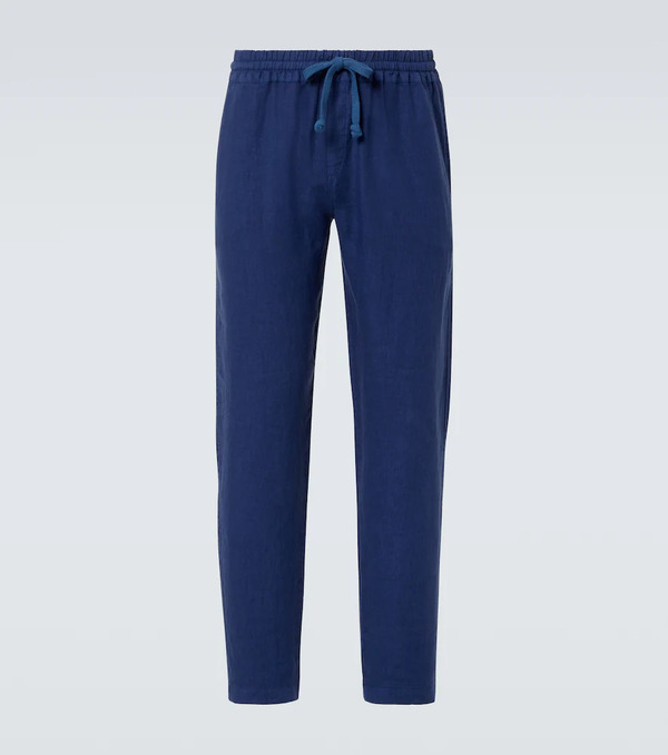  Fedeli Fedeli Pantalones Rectos De Lino 