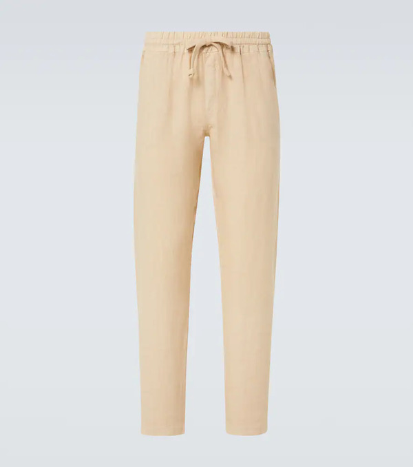 Fedeli Fedeli Pantalones Rectos De Lino 