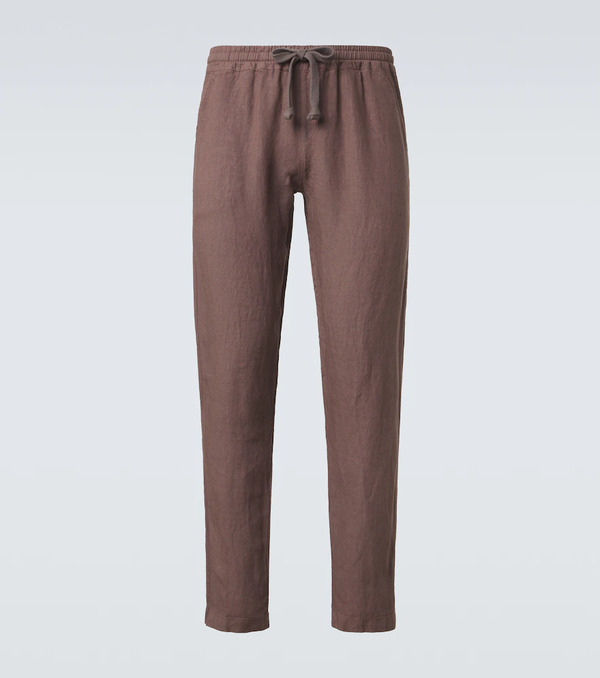  Fedeli Fedeli Pantalones Rectos De Lino 