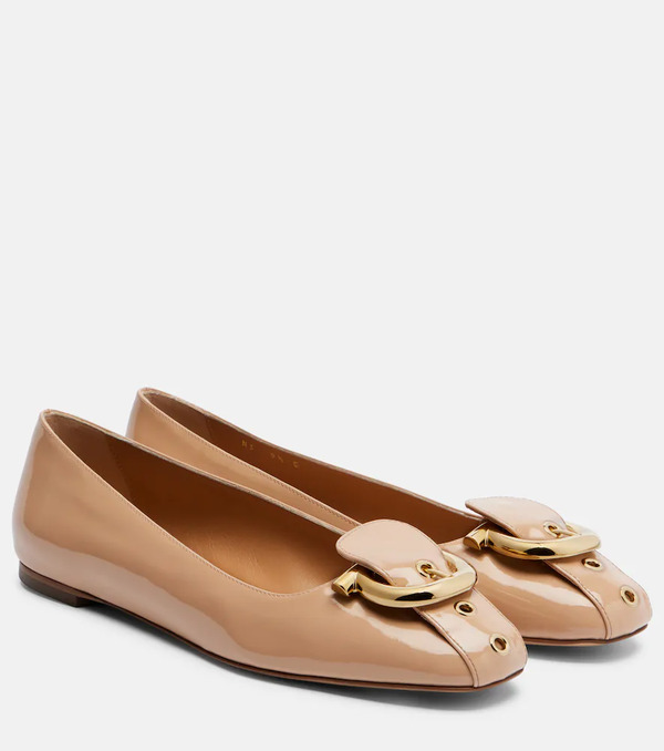  Ferragamo Ferragamo Bailarinas Oxide De Charol 