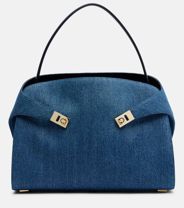  Ferragamo Ferragamo Bolso Hug Large En Denim 