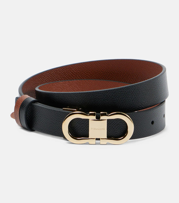  Ferragamo Ferragamo Cinturón Gancini De Piel Reversible 