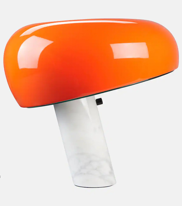  Flos Flos Lámpara De Mesa Snoopy Por Achille Y Pier Giacomo Castiglioni, Enchufe Eu 