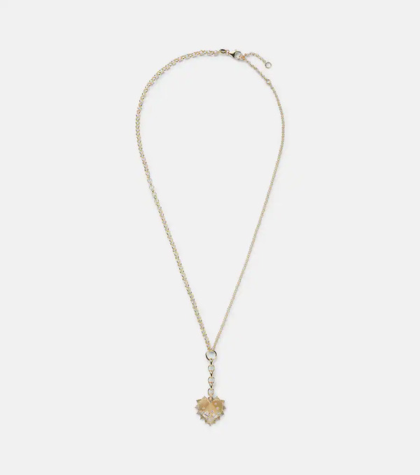  Foundrae Foundrae Collar Heart Medium De Oro De 18 Ct Con Diamantes 