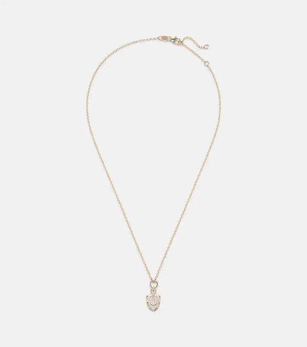  Foundrae Foundrae Collar Protection Fine Belcher De Oro De 18 Ct Con Diamantes 
