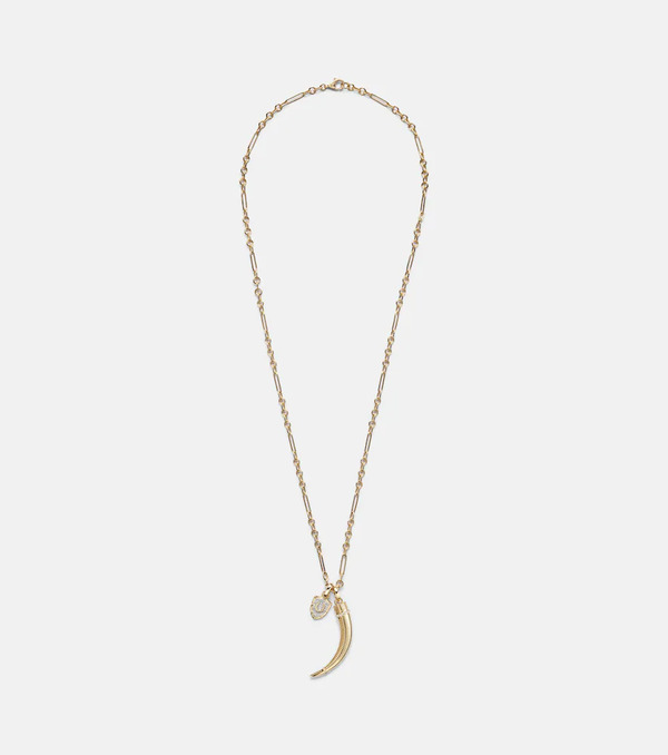  Foundrae Foundrae Collar Protection Y La Loba Claw De Oro De 18 ct 