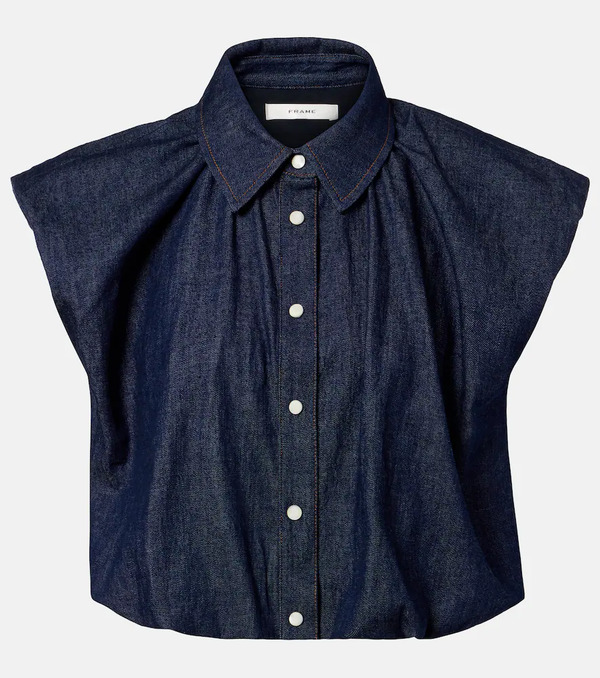  Frame Frame Blusa Shell De Denim 