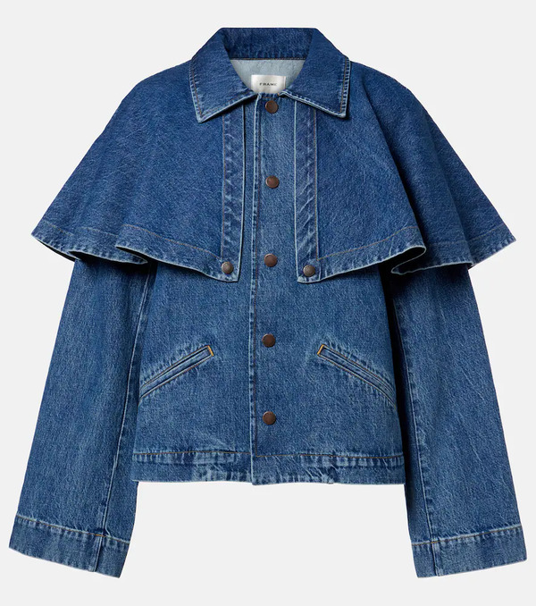  Frame Frame Chaqueta De Denim Con Capa 
