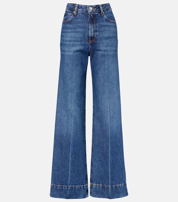  Frame Frame Jeans Flared Slice De Tiro Alto 
