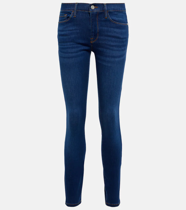  Frame Frame Jeans Le Skinny De Jeanne De Tiro Alto 