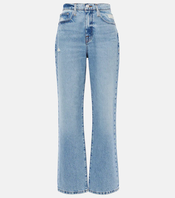  Frame Frame Jeans Rectos Le Jane Ankle De Tiro Alto 