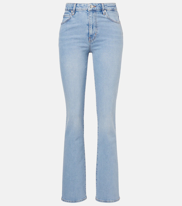  Frame Frame Jeans Rectos Ruler De Tiro Alto 